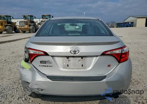 2016 Toyota Corolla L из США, поврежденный, VIN 2T1BURHE0GC491381